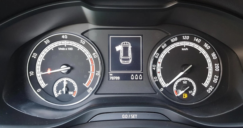 Skoda Kodiaq cena 99900 przebieg: 70709, rok produkcji 2018 z Wschowa małe 407